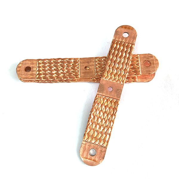 Conector de fio trançado de cobre soldado por resistência