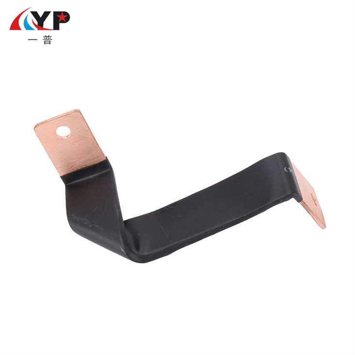 Conector de barramento de cobre dobrado isolado com silicone