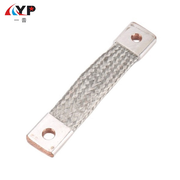 Conector flexível trançado de cobre estanhado com virolas